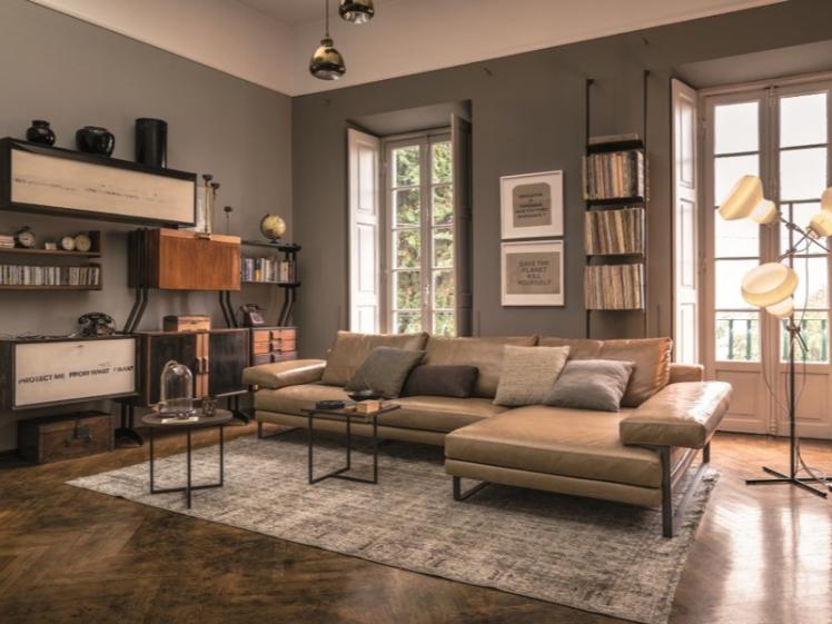 Arketipo - Ego 2 seater & Chaise W 333 cm