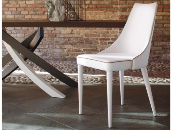 Bontempi Casa - Clara Chair with upholstered legs