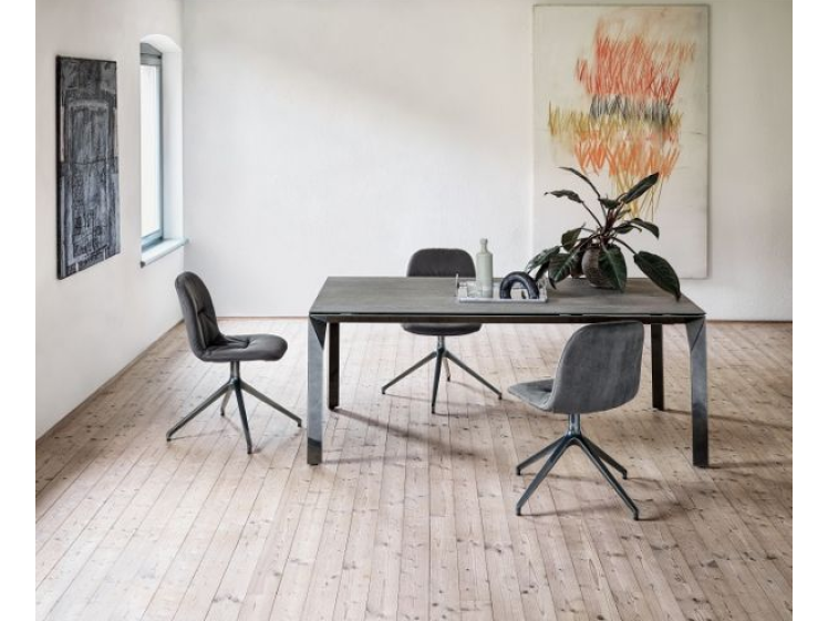 Bontempi Casa – Mirage 160cm Extending Dining Table 