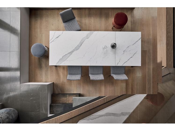 Bontempi Casa – Mirage 160cm Extending Dining Table 