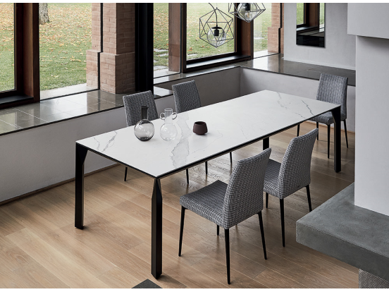 Bontempi Casa – Mirage 160cm Extending Dining Table 
