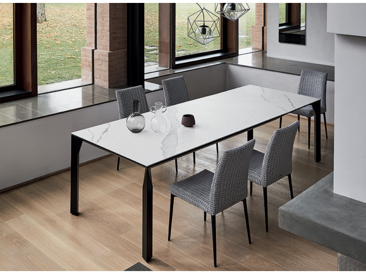 Bontempi Casa – Mirage 160cm Extending Dining Table 