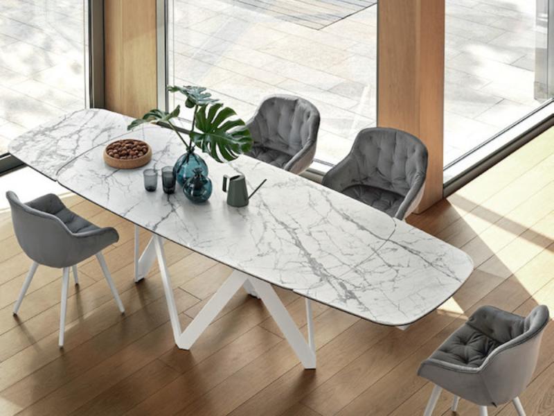 Calligaris - Cartesio Shaped Extendable Dining Table Calligaris - Cartesio Shaped Extendable Dining Table