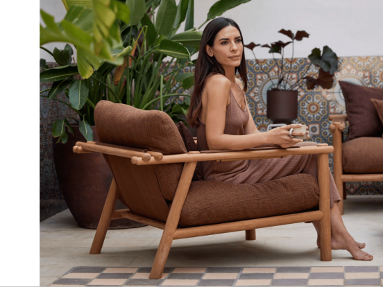 Cane-line - Sticks lounge chair