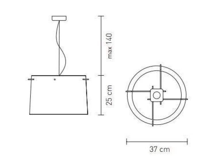 Slamp - Woody suspension pendant