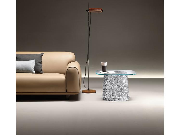 Fiam Italia - Macramé Glass Based Side Table