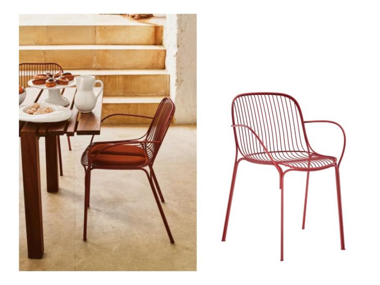 Kartell - Hiray Outdoor Dining chair (With arms)