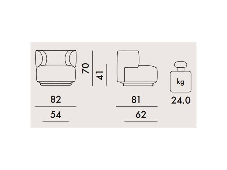 KARTELL - (A6280) K-WAITING ARMCHAIR 