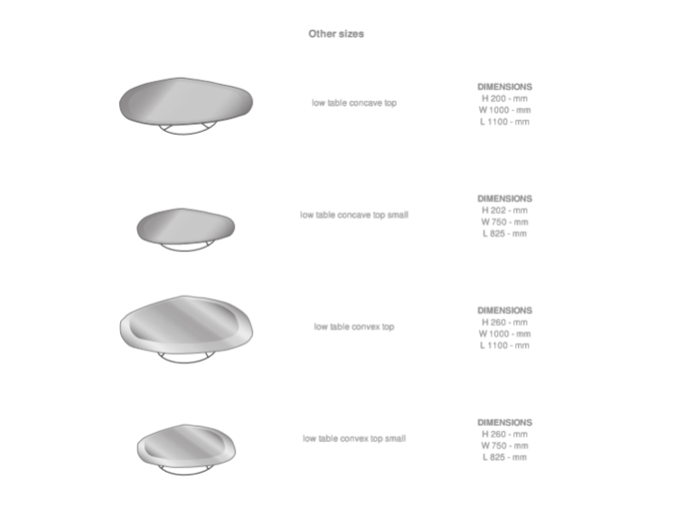 Ligne Roset - Pebble low tables
