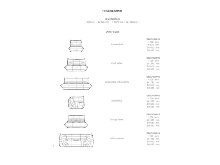 Ligne Roset – Togo Sofa 