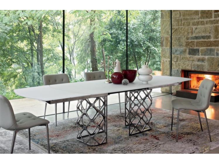 Bontempi Casa - Kuga Leather chair & Metal leg