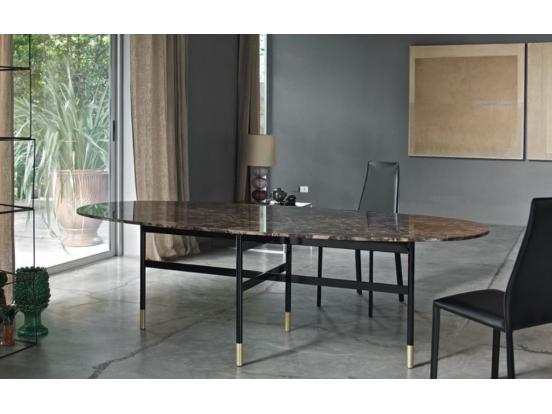 Bontempi Casa - Glamour 200cm Natural Marble Oval