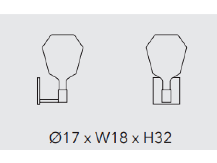 PENTA - MoM  Fatty Wall Light