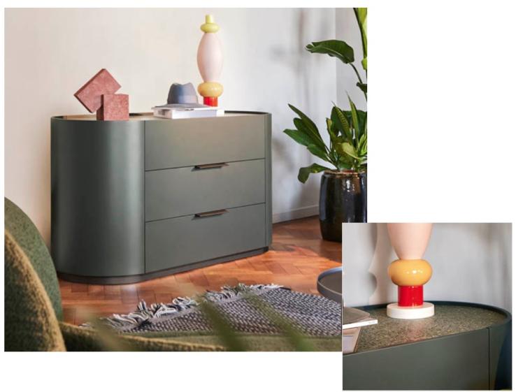 Pianca – Dedalo 3 Drawer Dresser With Plinth 