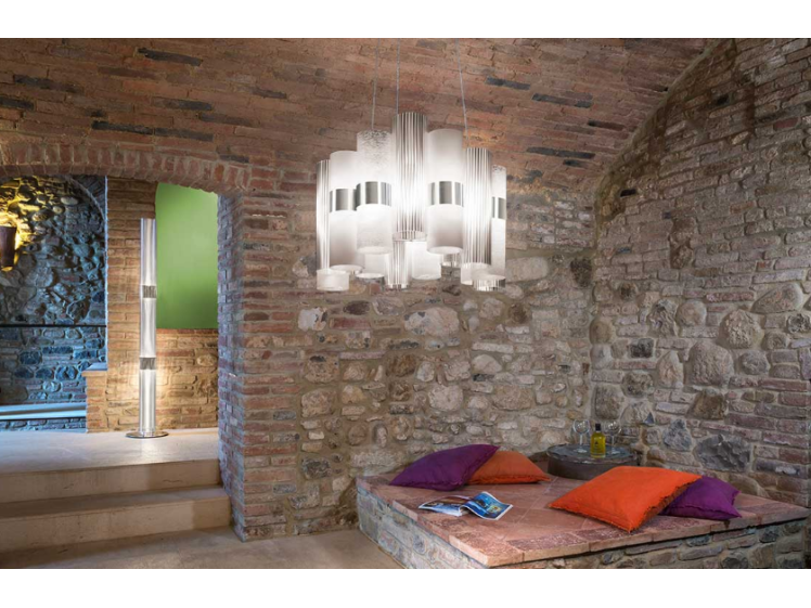 Slamp - La Lollo Chandelier white