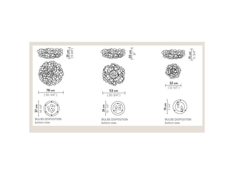 Slamp - Clizia Ceiling-Wall Light 