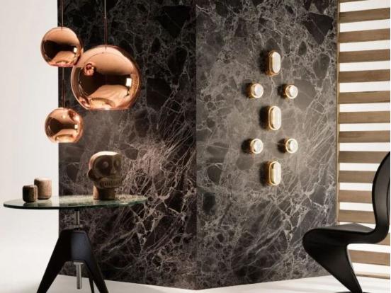 Tom Dixon - Copper Trio LED Multi-Drop Pendant