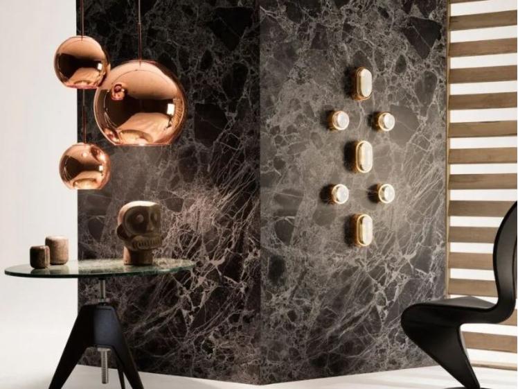 Tom Dixon - Copper Trio LED Multi-Drop Pendant