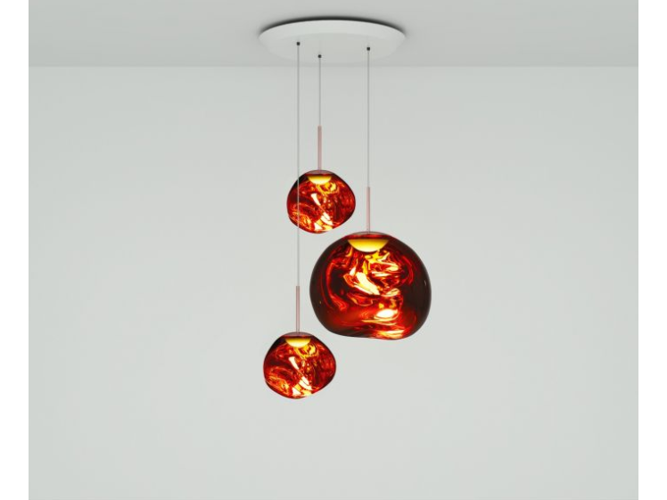 Tom Dixon - Melt Pendant LED Trio Multi-Drop