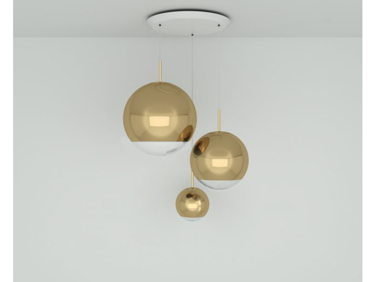 Tom Dixon - Mirror Ball Multi-Drop Pendants