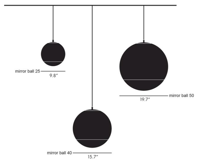 Tom Dixon - Mirror Ball LED Pendant