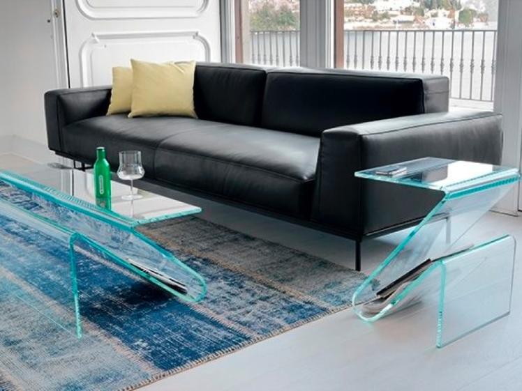 Sovet Italia - Zeta Glass Side Table