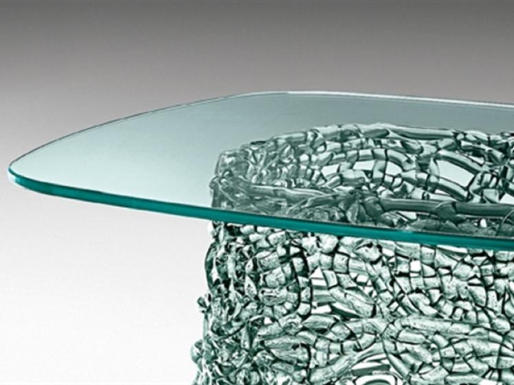 Fiam Italia - Macramé Painted Base Coffee Table