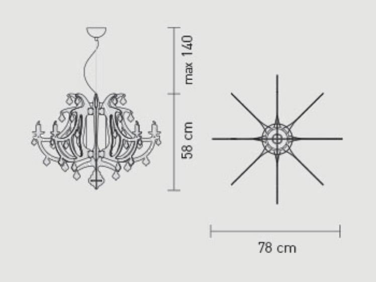 Slamp - Ginetta Suspension Lamp - Prisma