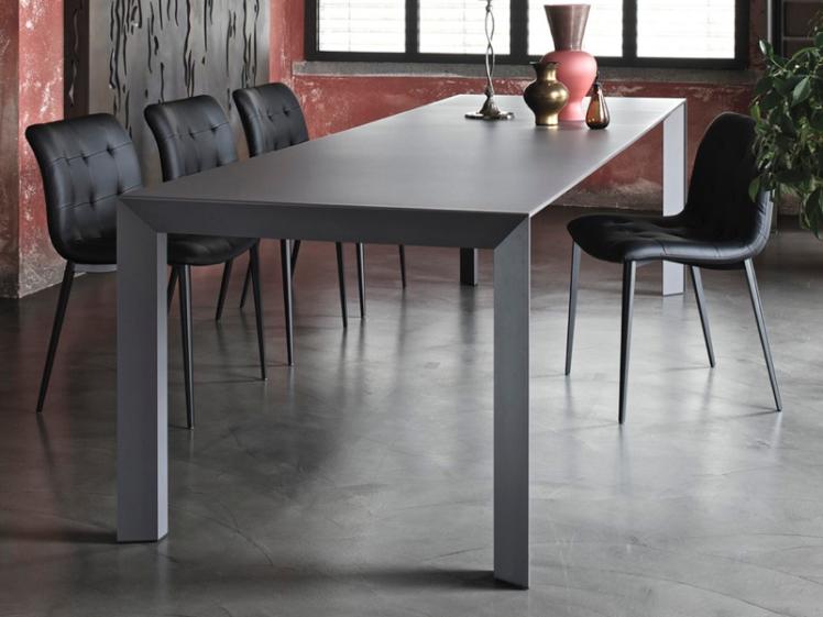 Bontempi Casa - Kuga Leather chair & Metal leg