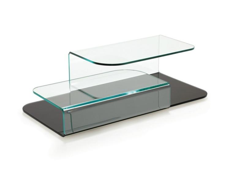 Sovet Italia - Hug Extralight Glass Top Coffee Table