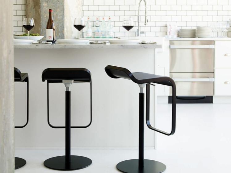 Lapalma - LEM Height Adjustable Bar Stool Fenix Seat