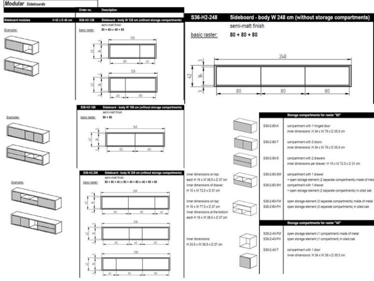 Muller Moebel - S36 Modular Sideboards