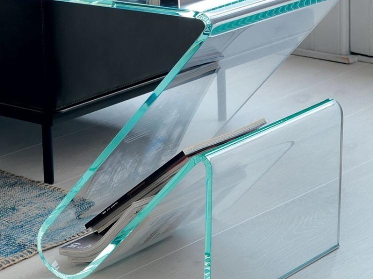 Sovet Italia - Zeta Glass Side Table