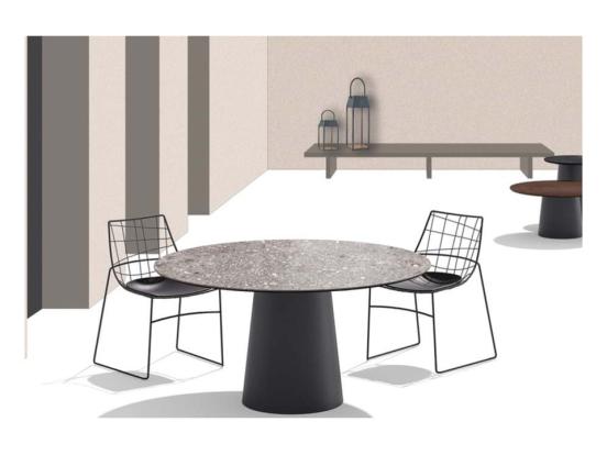 Sovet Italia - Totem Ceramic Outdoor Dining Table 