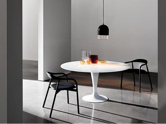 Sovet Italia - Flute 150cm Round Ceramic Dining Table