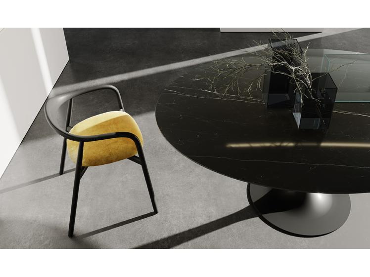 Sovet Italia - Flute Elliptical Ceramic Dining Table - 180cm