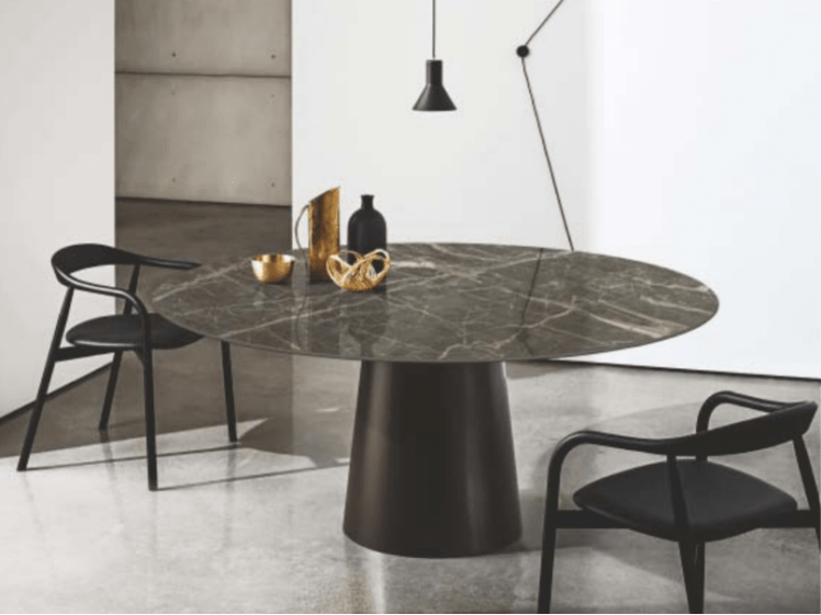 Sovet Italia - Totem 100cm Round Ceramic Dining Table