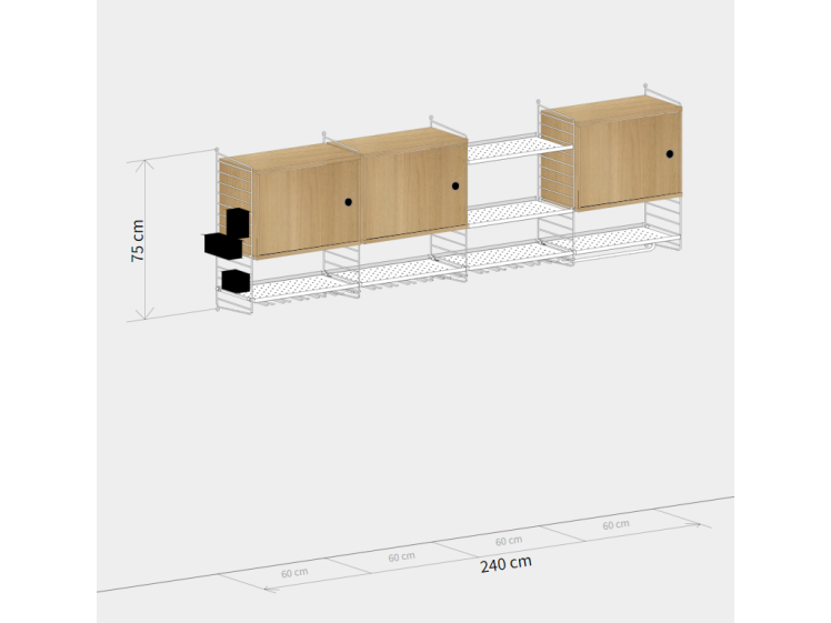 String - Kitchen Shelving System wall units