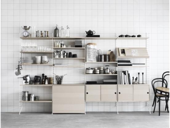 String - Kitchen Shelving System Ash