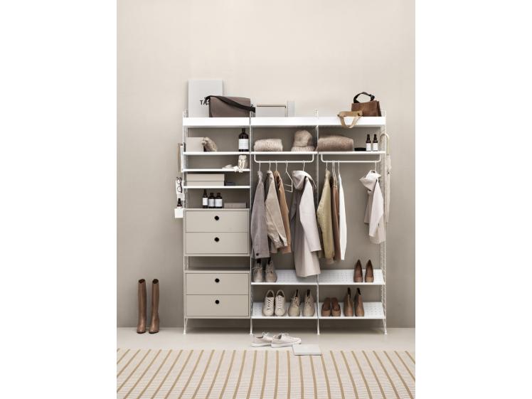 String – Wardrobe Shelving System 1