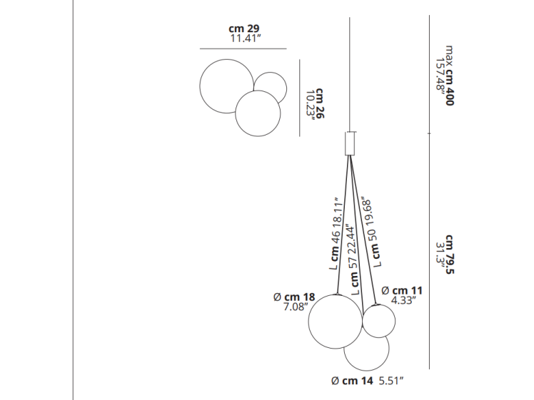 Lodes – Random Multi Drop Pendants